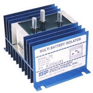 Isolateur de batteries multiples à dissipateur bleu