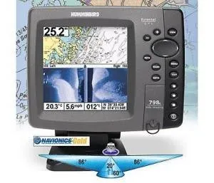 Écran combiné cartographie et sonar